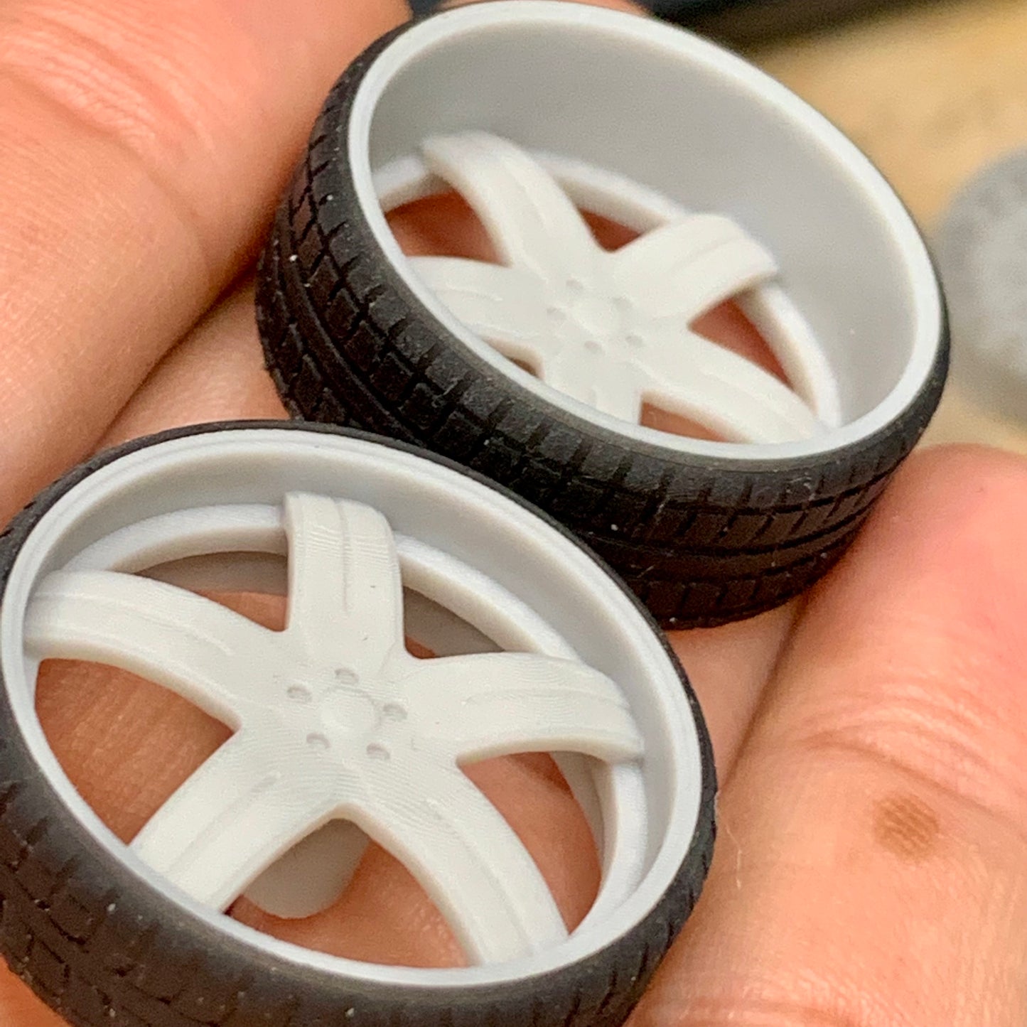 1/25 Scale - ASANTI AF162 Custom - D144V2 in 26"-36" Donk, Big Rims, Box Chevy, G-Body