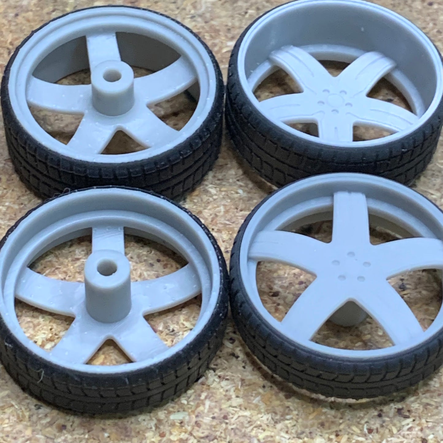 1/25 Scale - ASANTI AF162 Custom - D144V2 in 26"-36" Donk, Big Rims, Box Chevy, G-Body