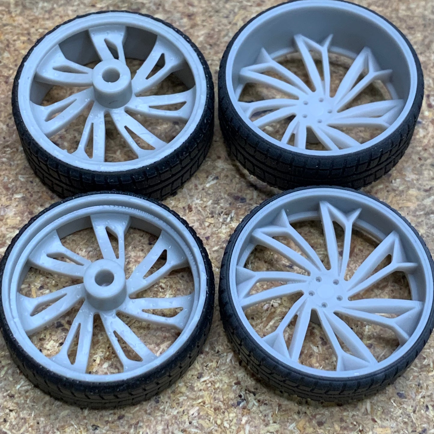 1/25 Scale - ASANT! AF179 - D143 in 26"-36" Donk, Big Rims, Box Chevy, G-Body