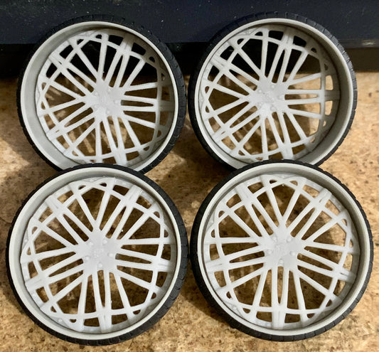 1/25 Scale - TMP D162 Custom in 26"-30" Donks, G-Body, Caprice, Impala, Big Rims