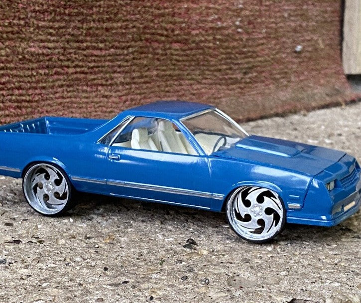 1/25 Scale - TMP D066 - Rucci Ganja in 26"-36" Donk, Big Rims, Box, G-Body, Trucks, SUV