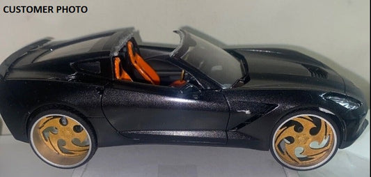 1/25 Scale - TMP D066 - Rucci Ganja in 26"-36" Donk, Big Rims, Box, G-Body, Trucks, SUV