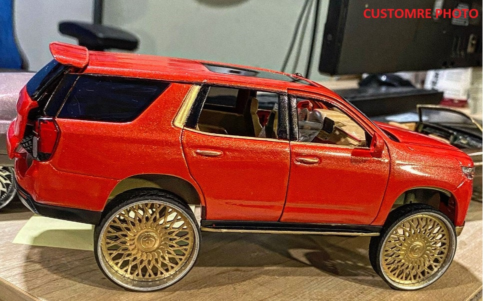1/25 Scale - TMP D072 Forgi Tessuto in 26"-30" Donk, Box, Bubble, Caprice, Impala
