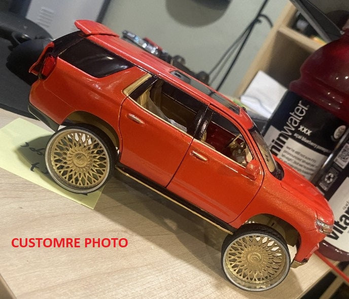 1/25 Scale - TMP D072 Forgi Tessuto in 26"-30" Donk, Box, Bubble, Caprice, Impala