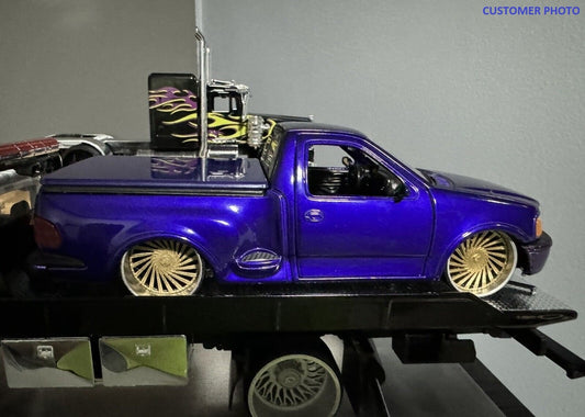 1/25 Scale - DUB DAZED D61 in 26"-30" Donk, Big Rims, Box Chevy, G-Body