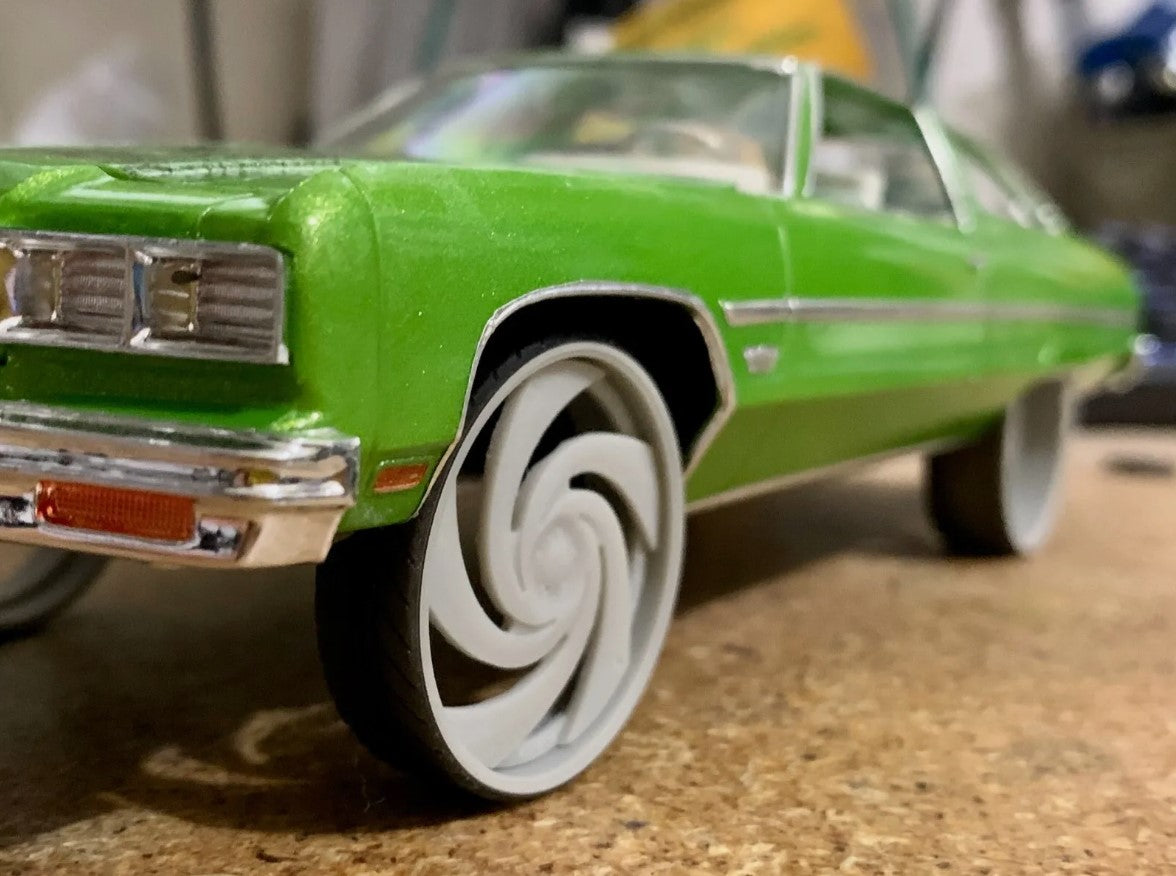 1/25 Scale - TMP D067 Rucci Sleeper in 26"-36" Donk, Big Rims, Box, G-Body, Trucks, SUV