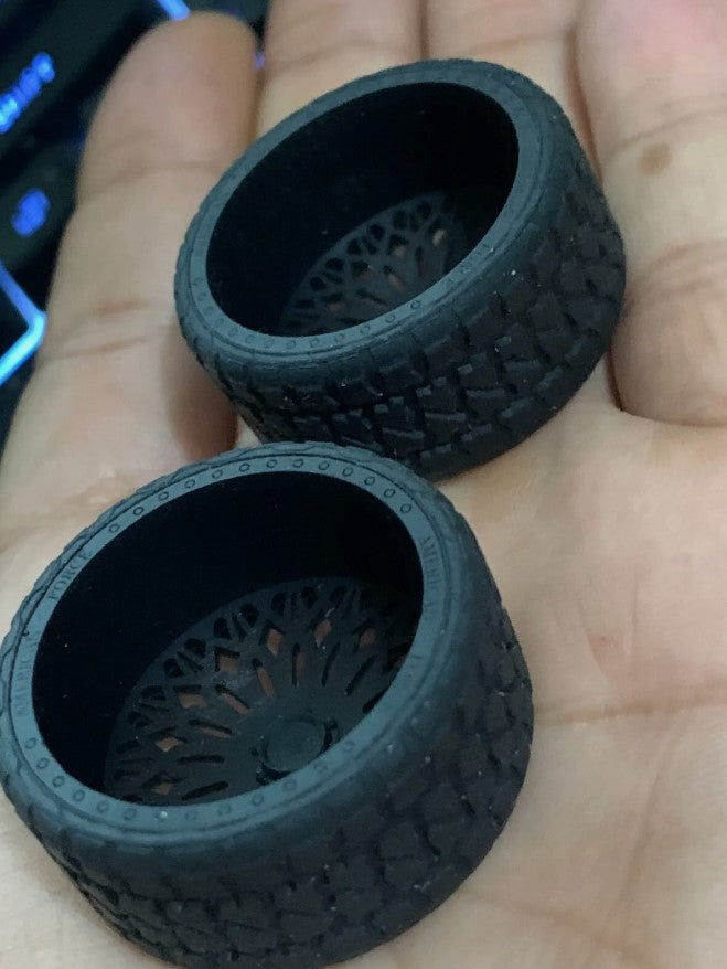 1/25 Scale - TMP D038 American Force Custom in 30" x 16" - with Low Pro Offroad Tires