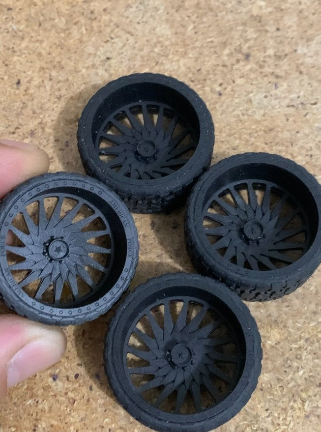 1/25 Scale - TMP D036 American Force Morph in 30" x 16" - with Low Pro Offroad Tires