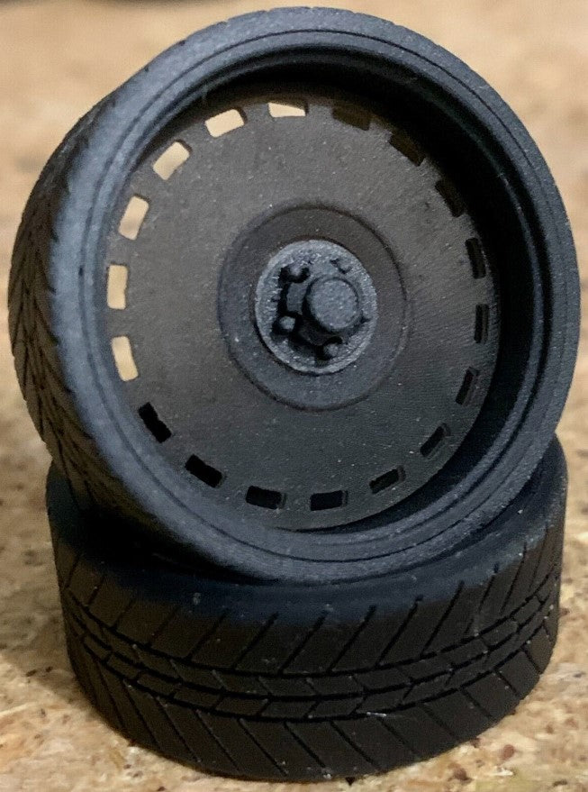 1/25 Scale - TMP D058 Chevy 3pc Steelie's in 26"-30" Big Rims, Trucks