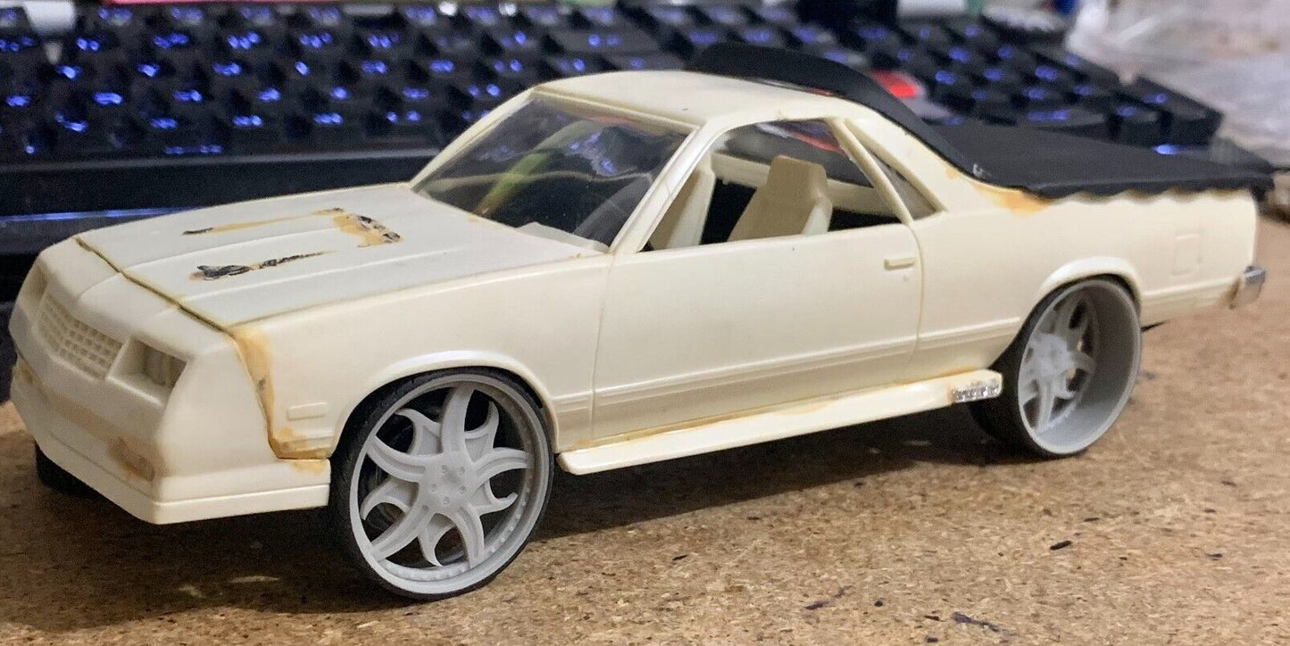 1/25 Scale - TMP D074V2 Corleone Rosatto in 26"-30" Donk, Big Rims, Box Chevy, G-Body