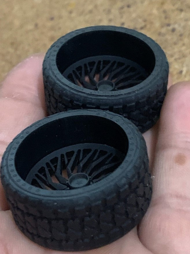 1/25 Scale - TMP D041 American Force Swang in 30" x 16" - with Low Pro Offroad Tires