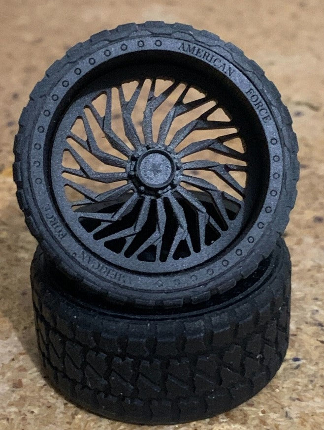 1/25 Scale - TMP D041 American Force Swang in 30" x 16" - with Low Pro Offroad Tires
