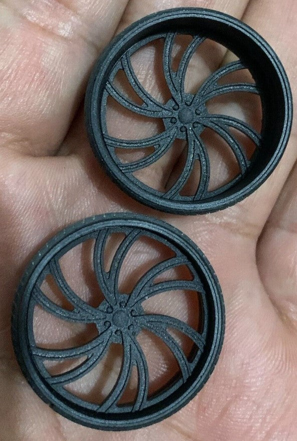1/25 Scale - TMP D050 (6 lug) in 26"-30" Big Rims, Trucks