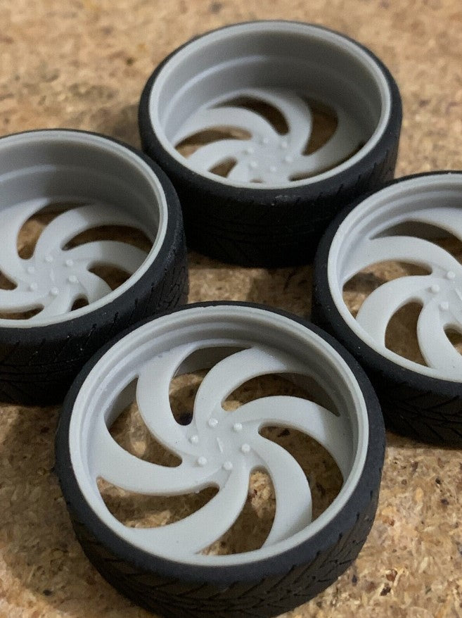 1/25 Scale - TMP D068 (6 lug) - Big Rims, Trucks