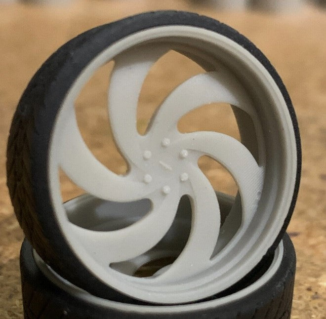 1/25 Scale - TMP D068 (6 lug) - Big Rims, Trucks