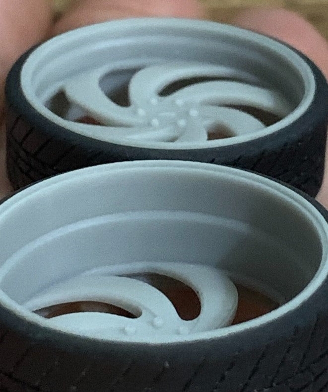 1/25 Scale - TMP D068 (6 lug) - Big Rims, Trucks