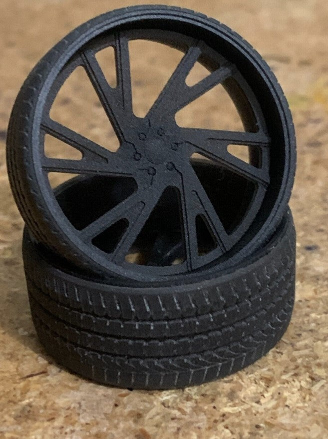 1/25 Scale - TMP D049 (6 lug) in 26"-30" Big Rims, Trucks
