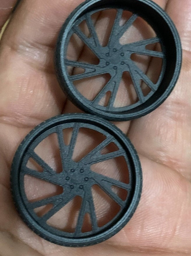 1/25 Scale - TMP D049 (6 lug) in 26"-30" Big Rims, Trucks
