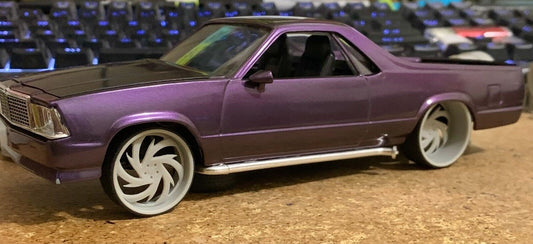 1/25 Scale - TMP D096 in 26"-30" Donk, Big Rims, Box Chevy, G-Body, Bubble