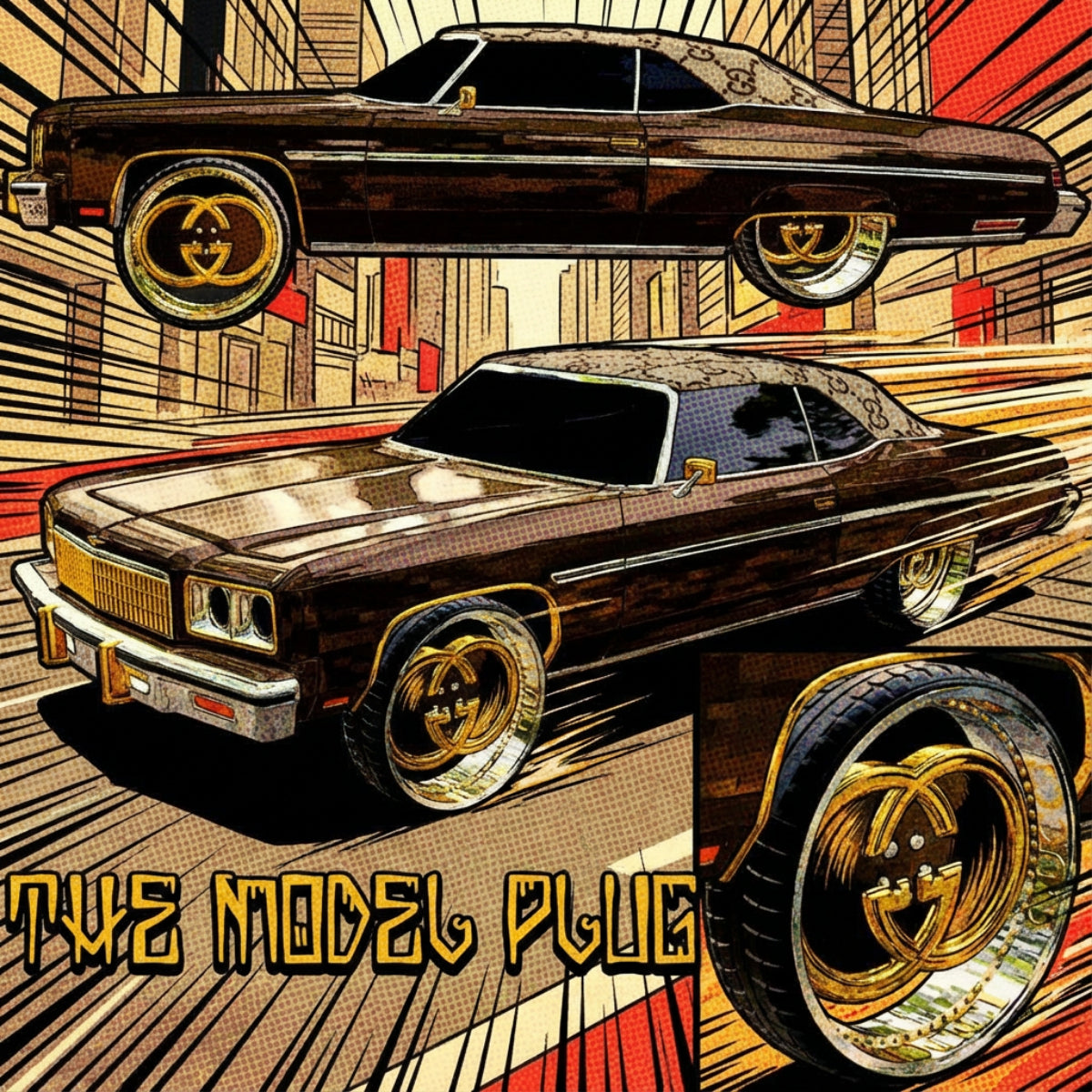 1/25 Scale - TMP Custom "CG" Rims - in 26"-36" Donk, Big Rims, Old Schools, Traditionals, SUV