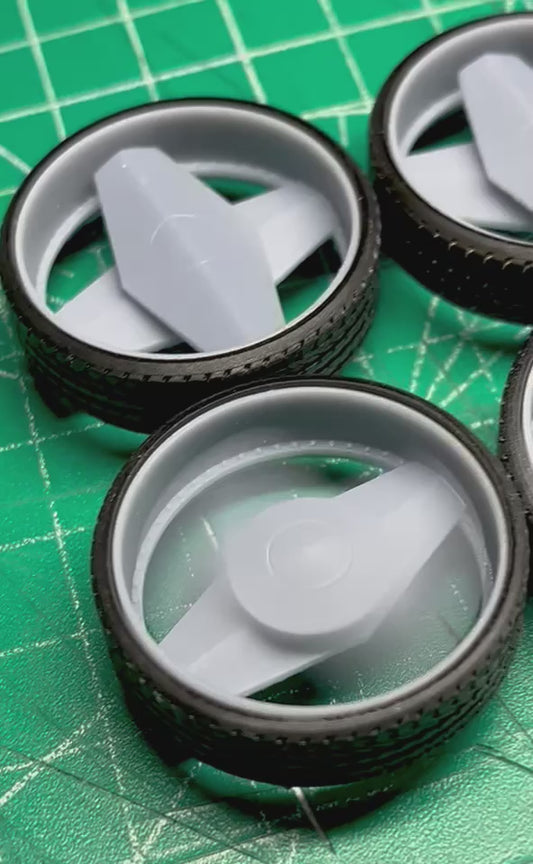 1/25 Scale - TMP "D166R CHOPPA" Spinner - in 26"-36" Donk, Big Rims, Old Schools, Traditionals, SUV